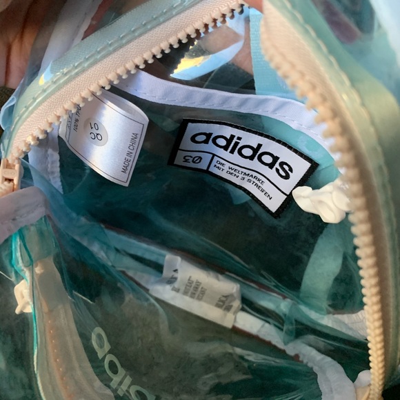 *NWT* Mini Adidas Clear Backpack - Picture 5 of 6